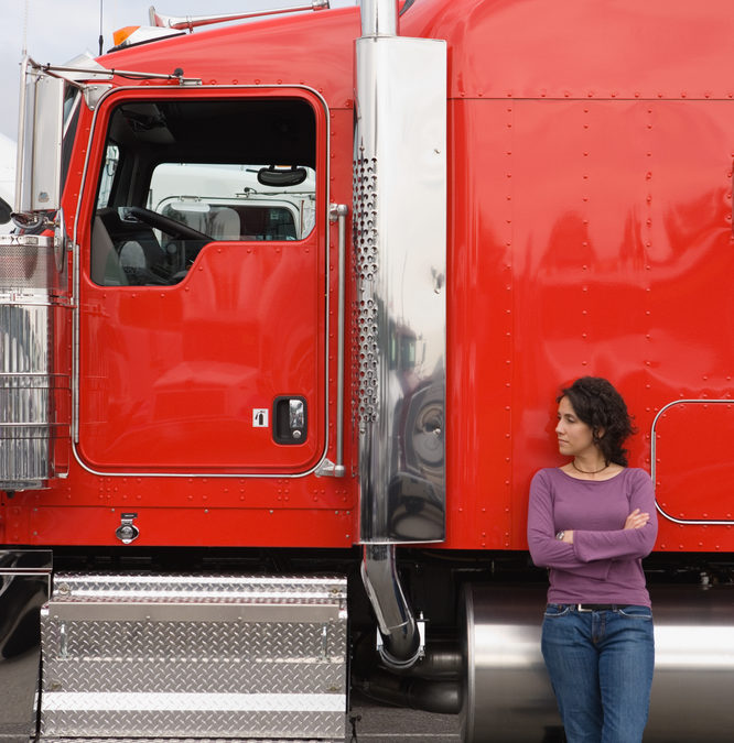 trucker-waiting-for-tow-truck